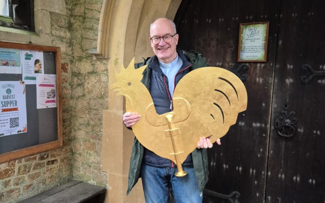 St Luke’s Weathervane Restored to the Spire